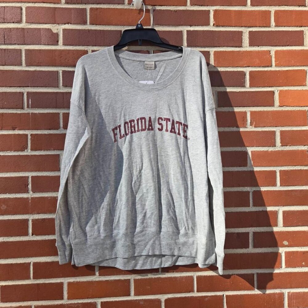 UG Apparel - Lightweight Gray Long Sleeve Florida State Top - Size L - NWT